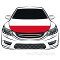 Republic of Poland Hood flag 3.3X5FT 100 * 150cm Republic of Poland Car Hood Cover Flag